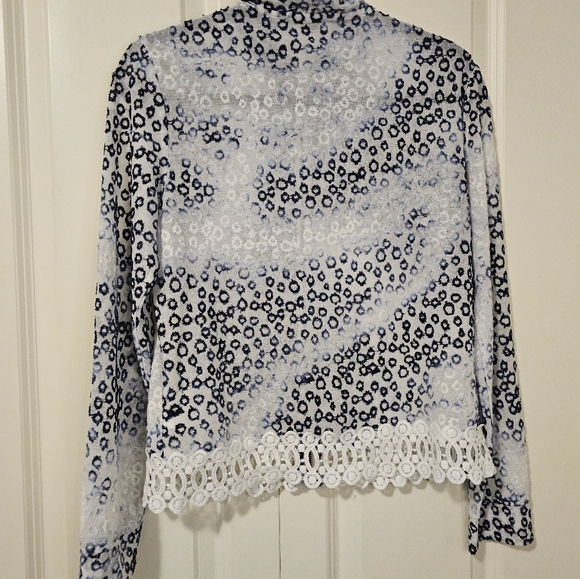 NESS Lace Bottom Jacket Womens  SZ M - Picture 2 of 10